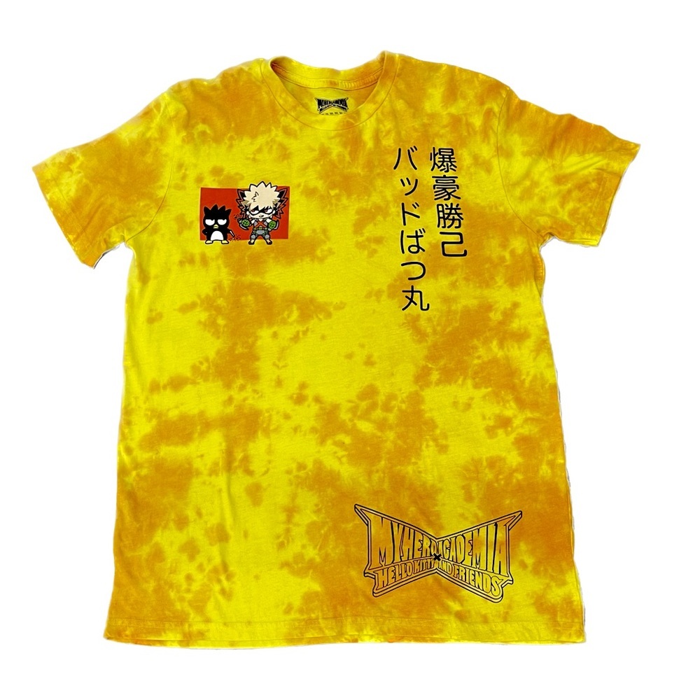 My Hero Academia X Hello Kitty & Friends Badtz Maru Katsuki Bakugo Tie Dye Large